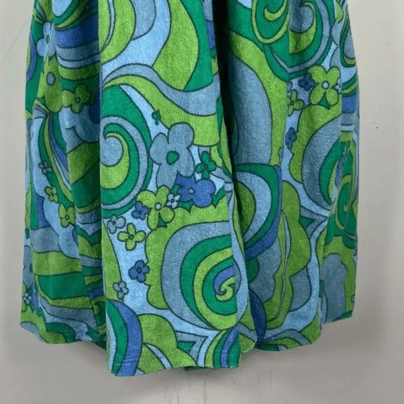 Wild Fable Women's Swirl Sleeveless Halter Tie Towel Terry Romper Size XS - Picture 6 of 6